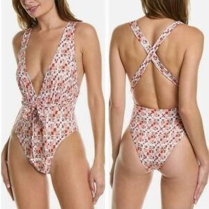 NWT L SPACE Allegra One Piece Swimsuit XL